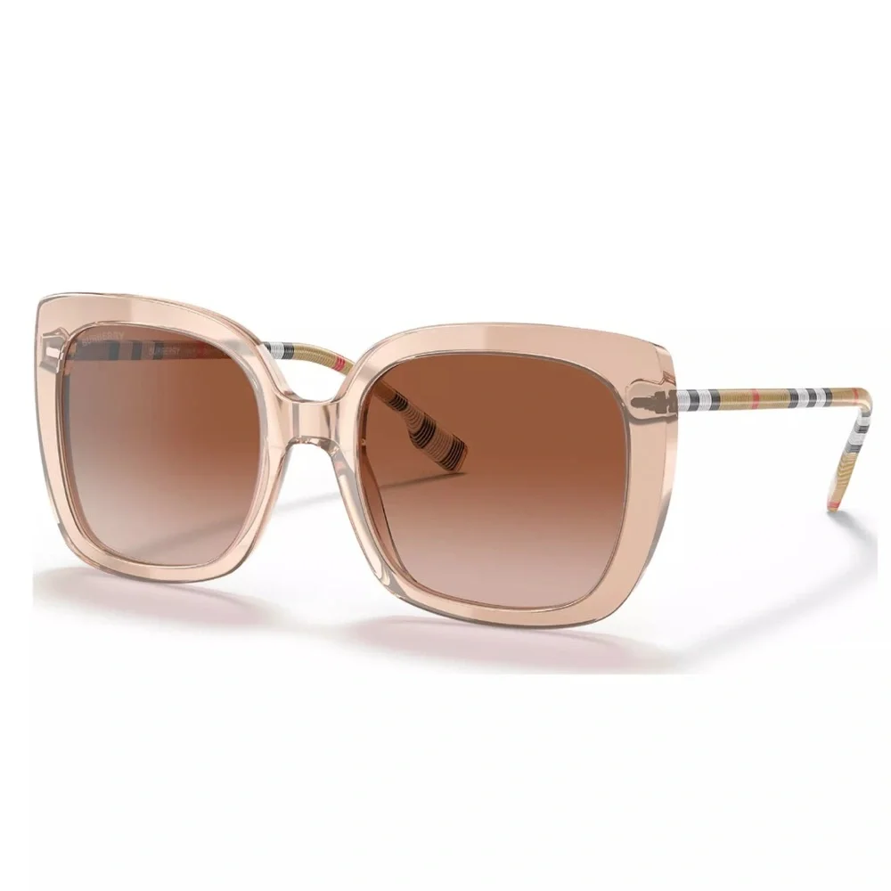 Burberry Caroll Peach Gradient Brown Sunglasses - Picture 2 of 12